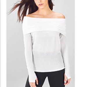 Fabletics. Long sleeve mesh top.